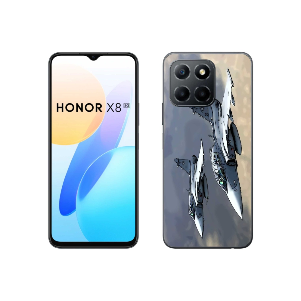 Gélový kryt mmCase na Honor X8 5G/70 Lite 5G - stíhačky