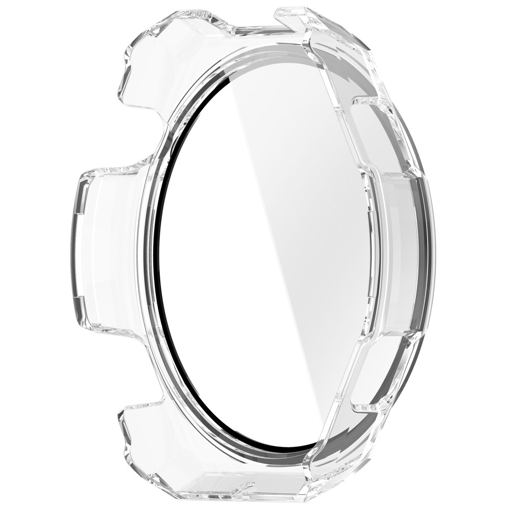 Overall plastové nasadzovacie puzdro s ochranným sklom na Amazfit Balance 3 - transparentné