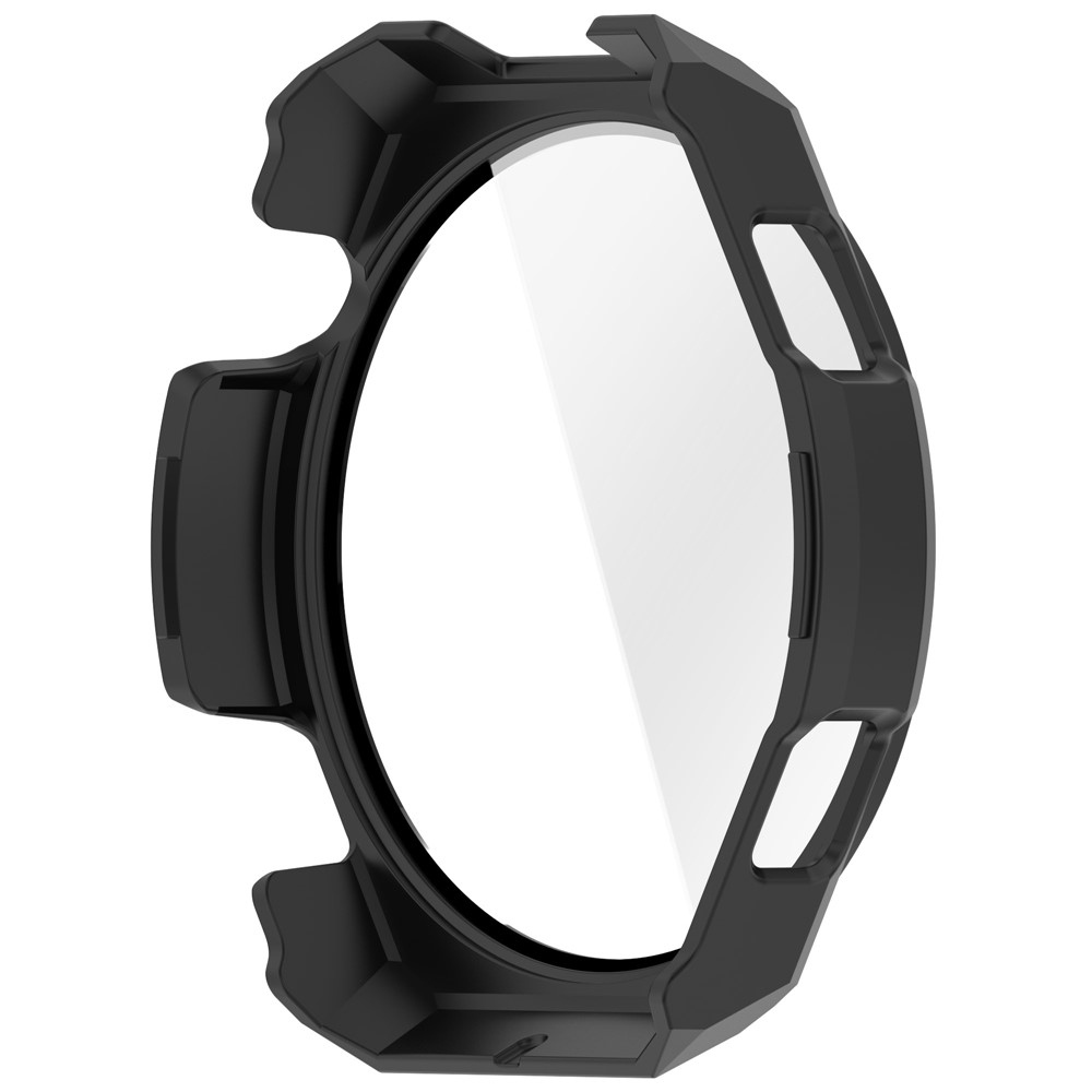 Overall plastové nasadzovacie puzdro s ochranným sklom na Amazfit Balance 3 - čierne