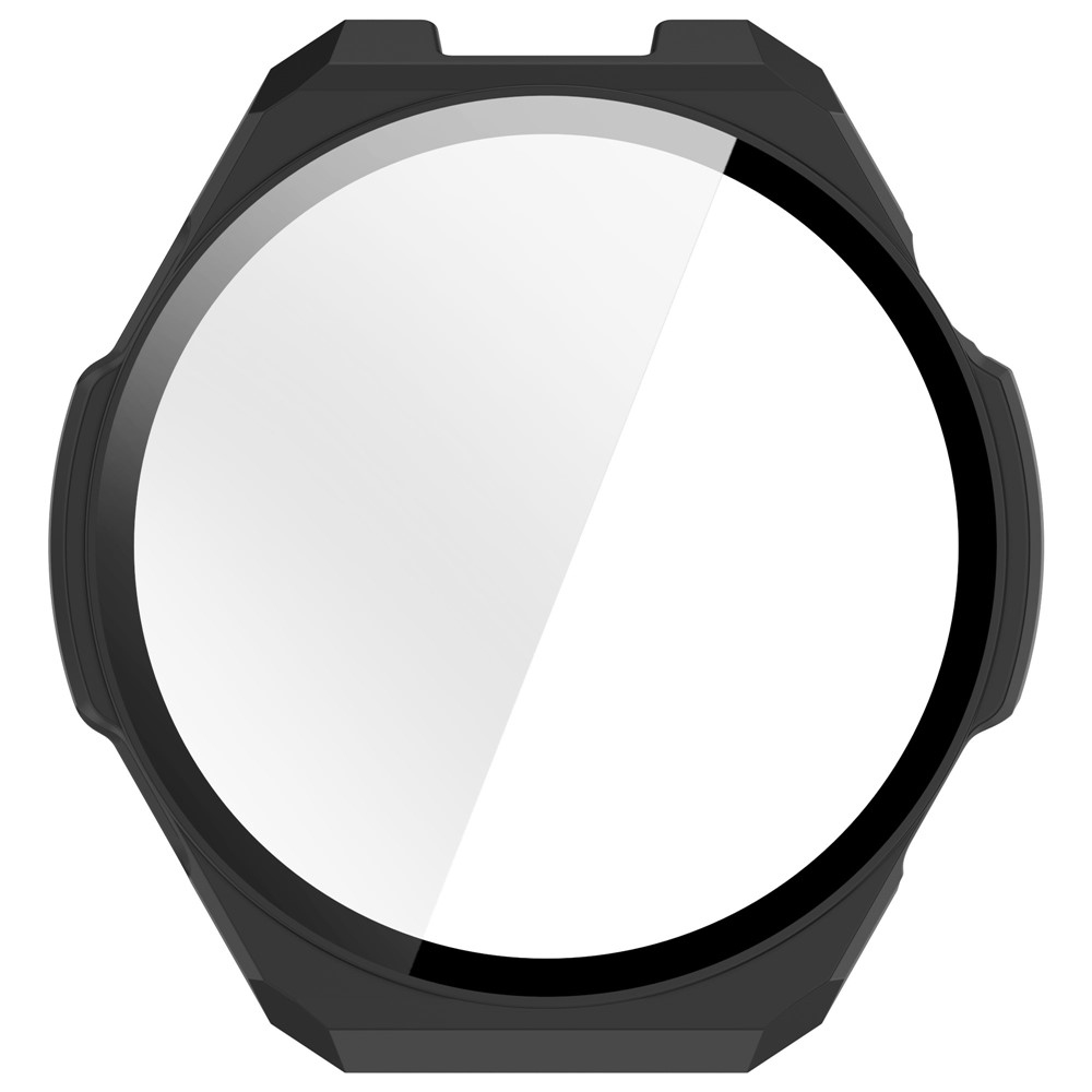 Overall plastové nasadzovacie puzdro s ochranným sklom na Amazfit Balance 3 - čierne