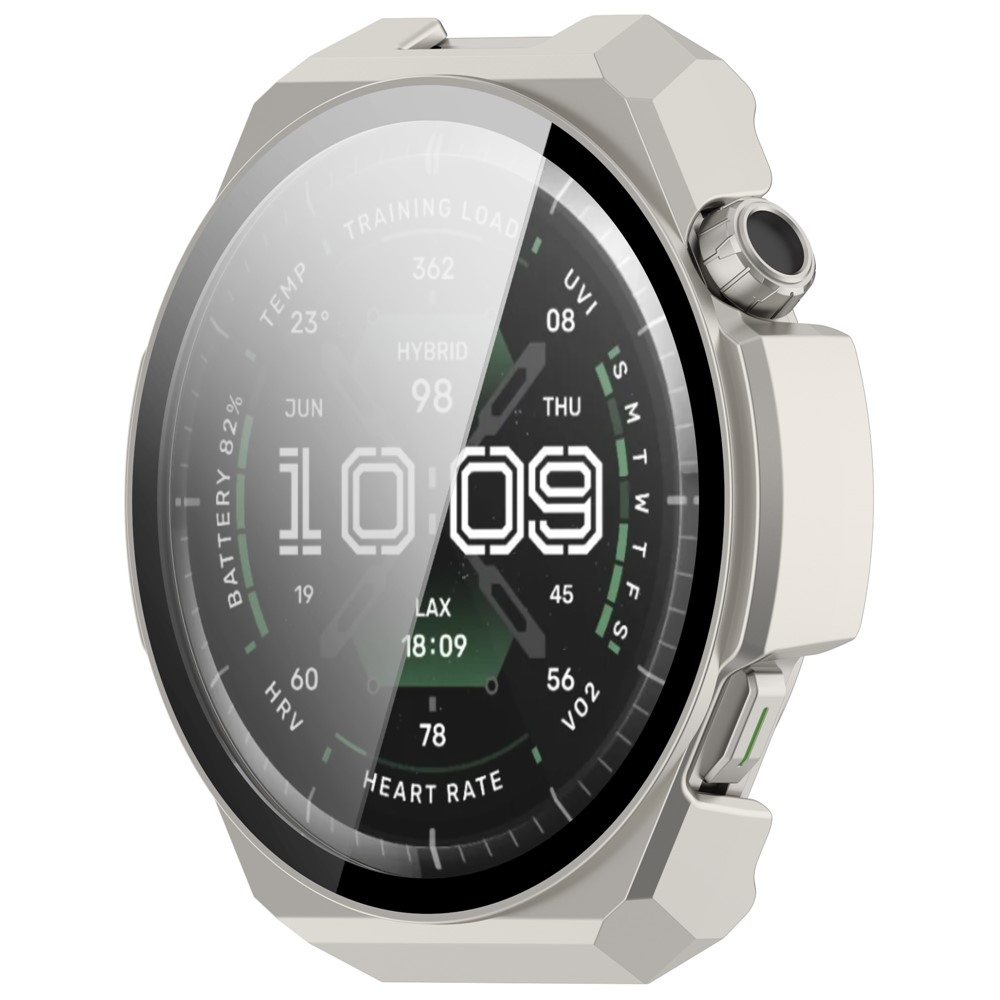 Overall plastové nasadzovacie puzdro s ochranným sklom na Amazfit Balance 3 - šedé