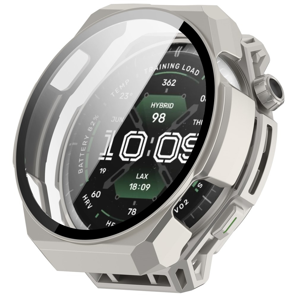 Overall plastové nasadzovacie puzdro s ochranným sklom na Amazfit Balance 3 - šedé