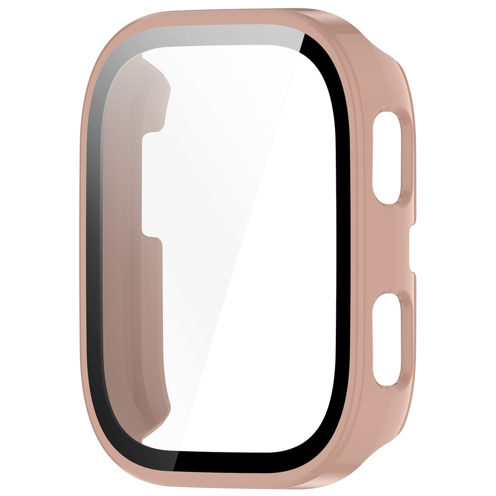 Overall plastové nasadzovacie puzdro s ochranným sklom na Amazfit Bip 6 - ružové