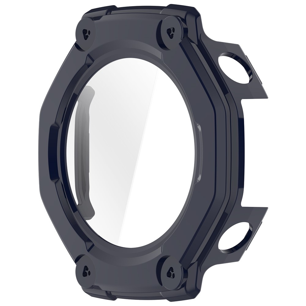 Overall plastové nasadzovacie puzdro s ochranným sklom na Amazfit T-Rex 3 - modré