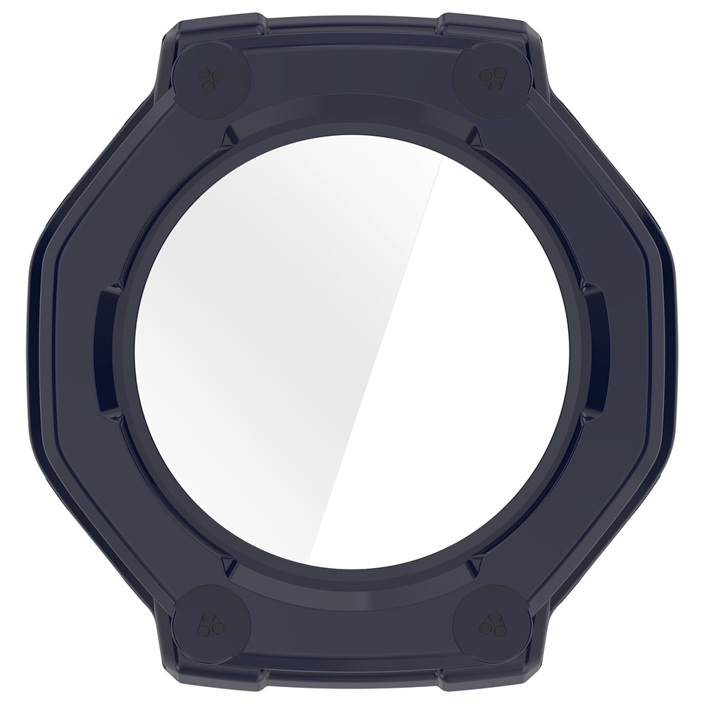 Overall plastové nasadzovacie puzdro s ochranným sklom na Amazfit T-Rex 3 - modré