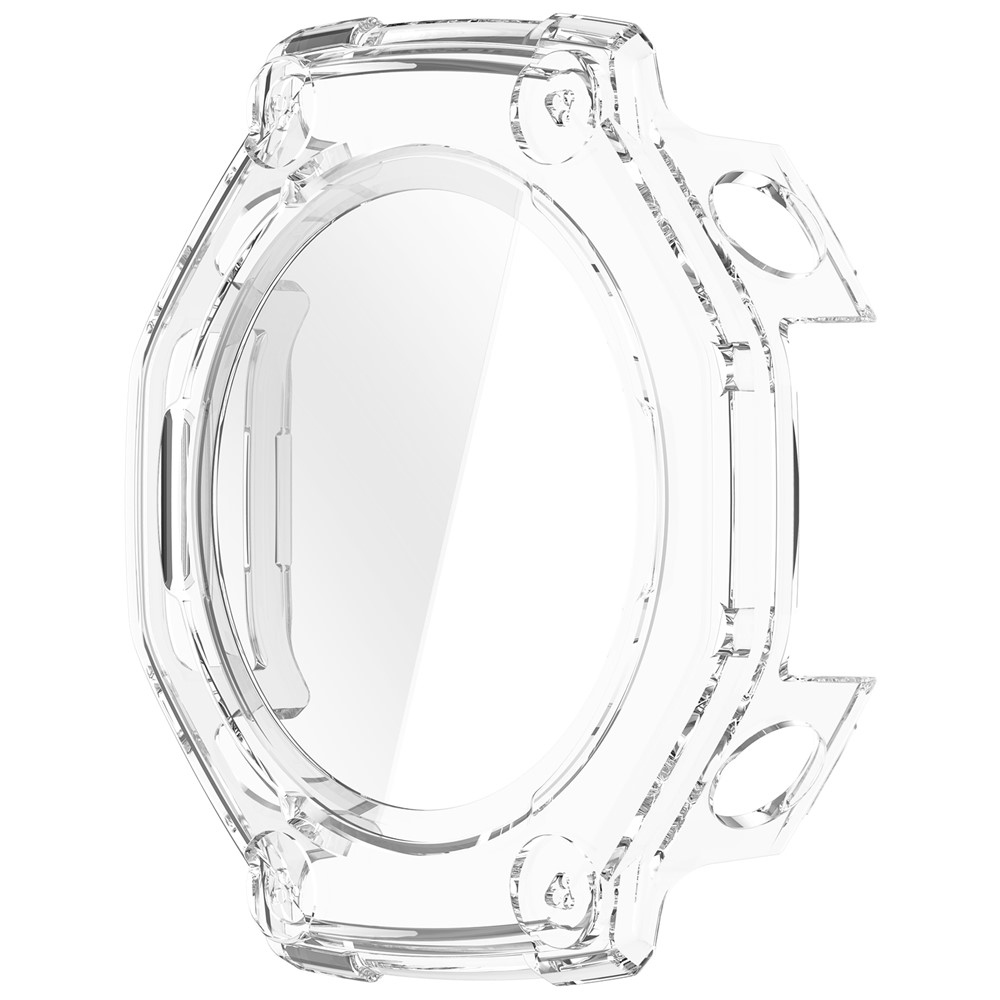 Overall plastové nasadzovacie puzdro s ochranným sklom na Amazfit T-Rex 3 - priehľadné