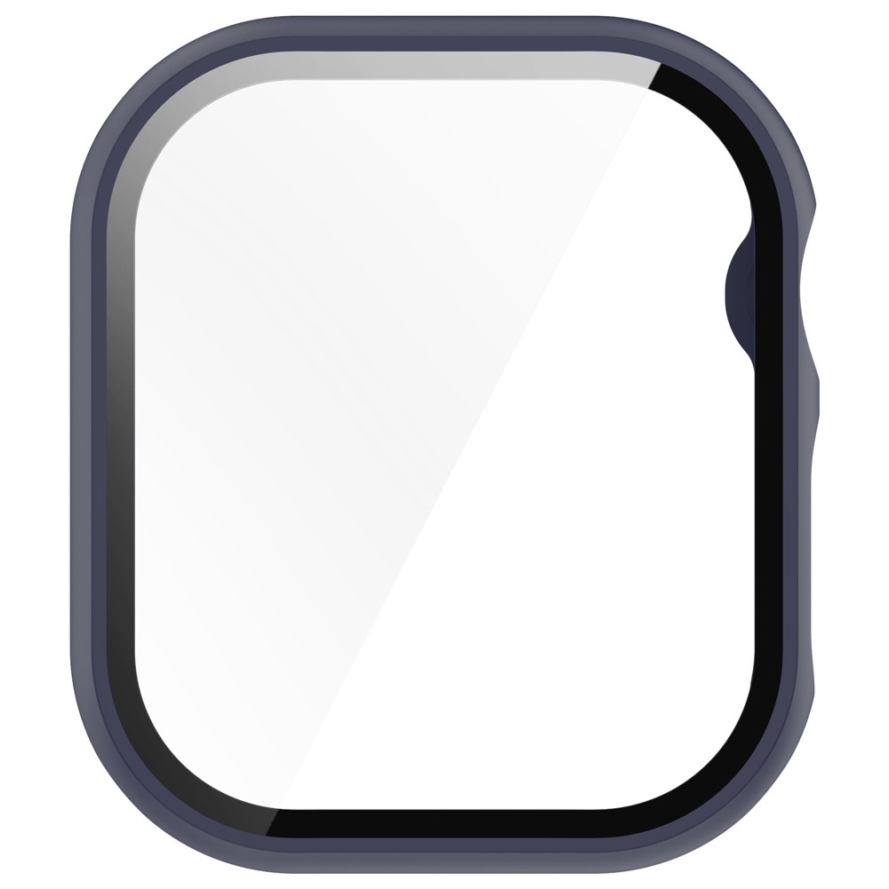 Overall plastové nasadzovacie puzdro s ochranným sklom na Apple Watch 11/10 42mm - modré