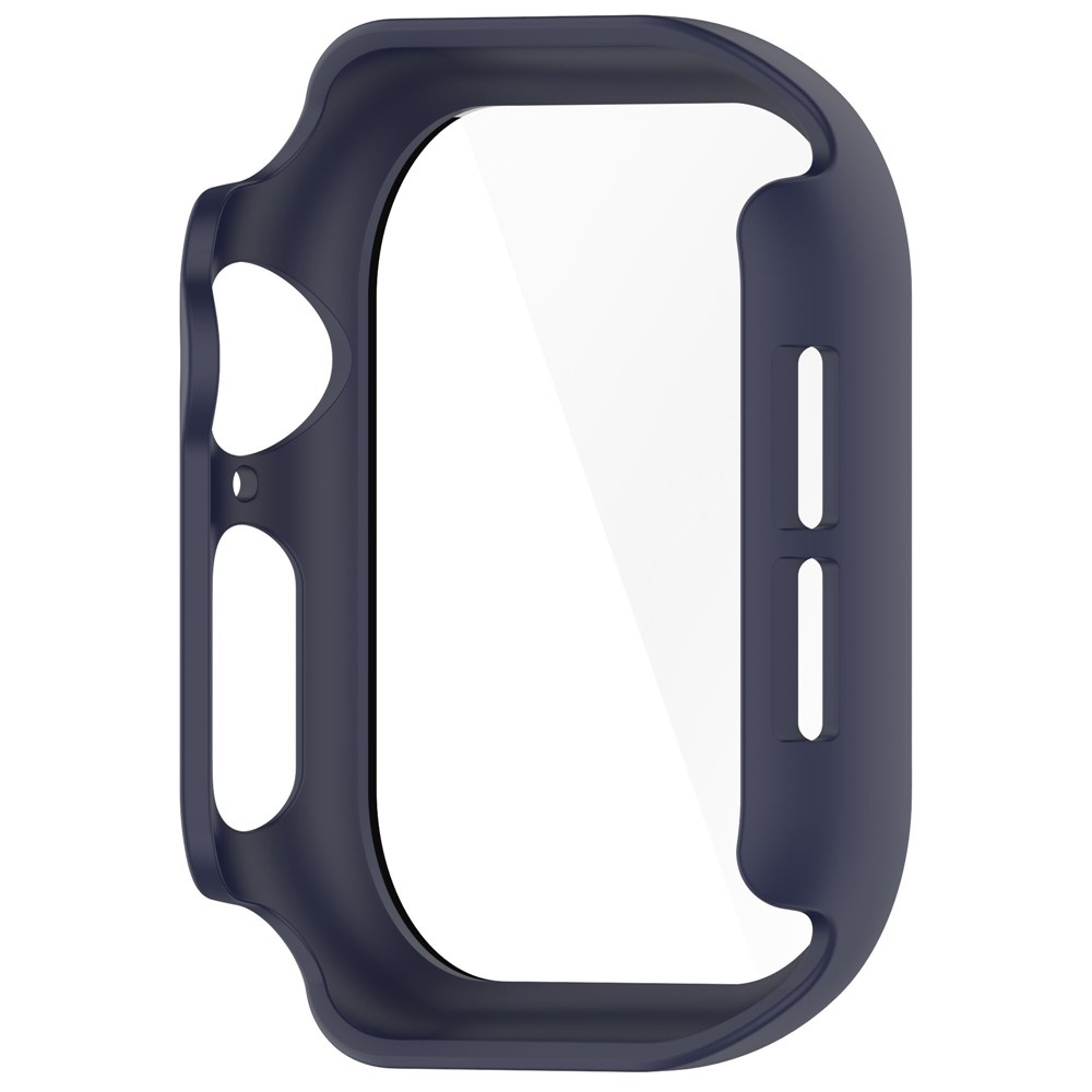 Overall plastové nasadzovacie puzdro s ochranným sklom na Apple Watch 11/10 42mm - modré