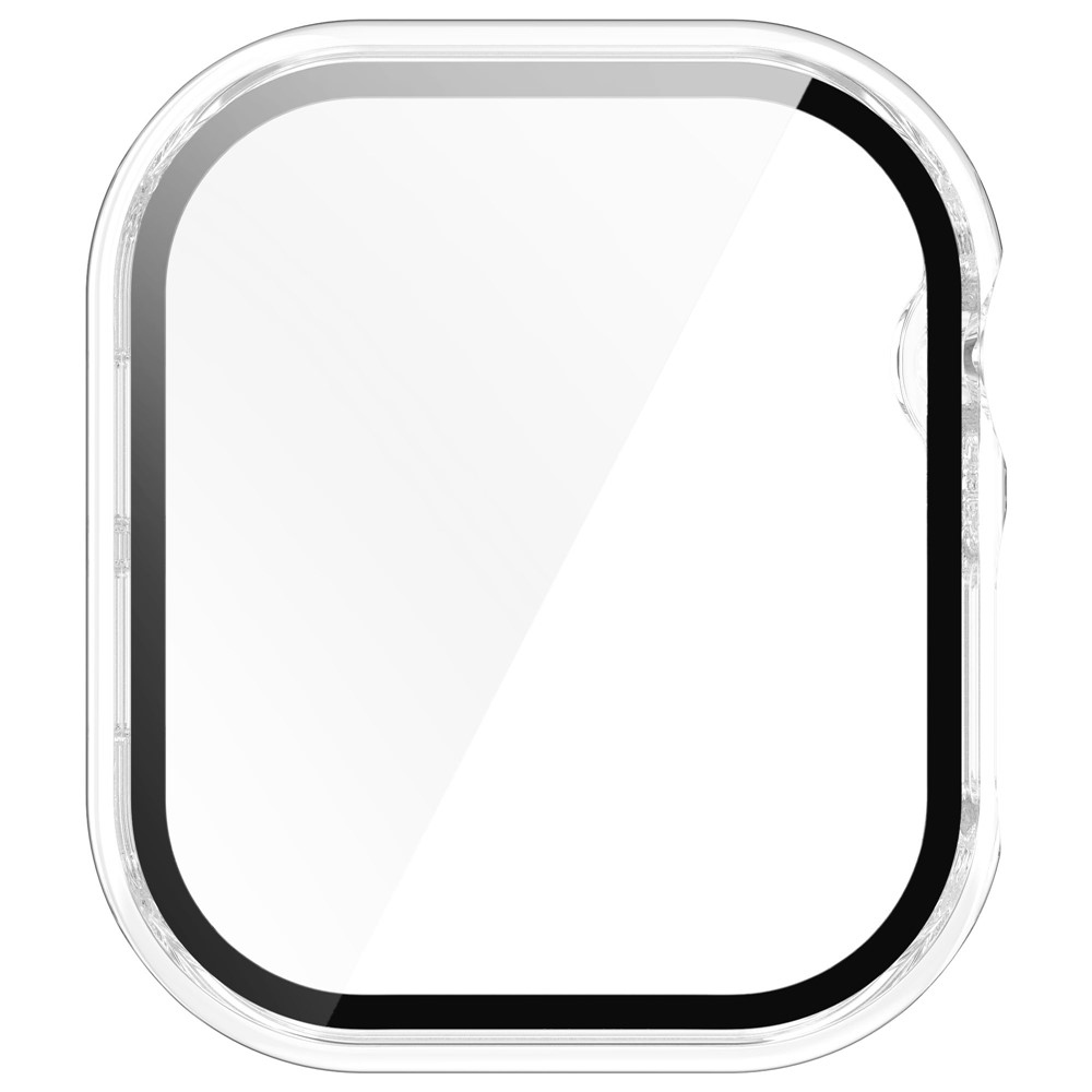 Overall plastové nasadzovacie puzdro s ochranným sklom na Apple Watch 11/10 42mm - priehľadné
