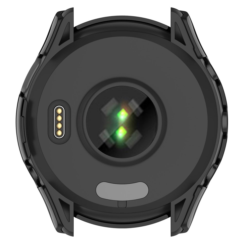 Overall plastové nasadzovacie puzdro s ochranným sklom na Garmin Forerunner 265 - čierne