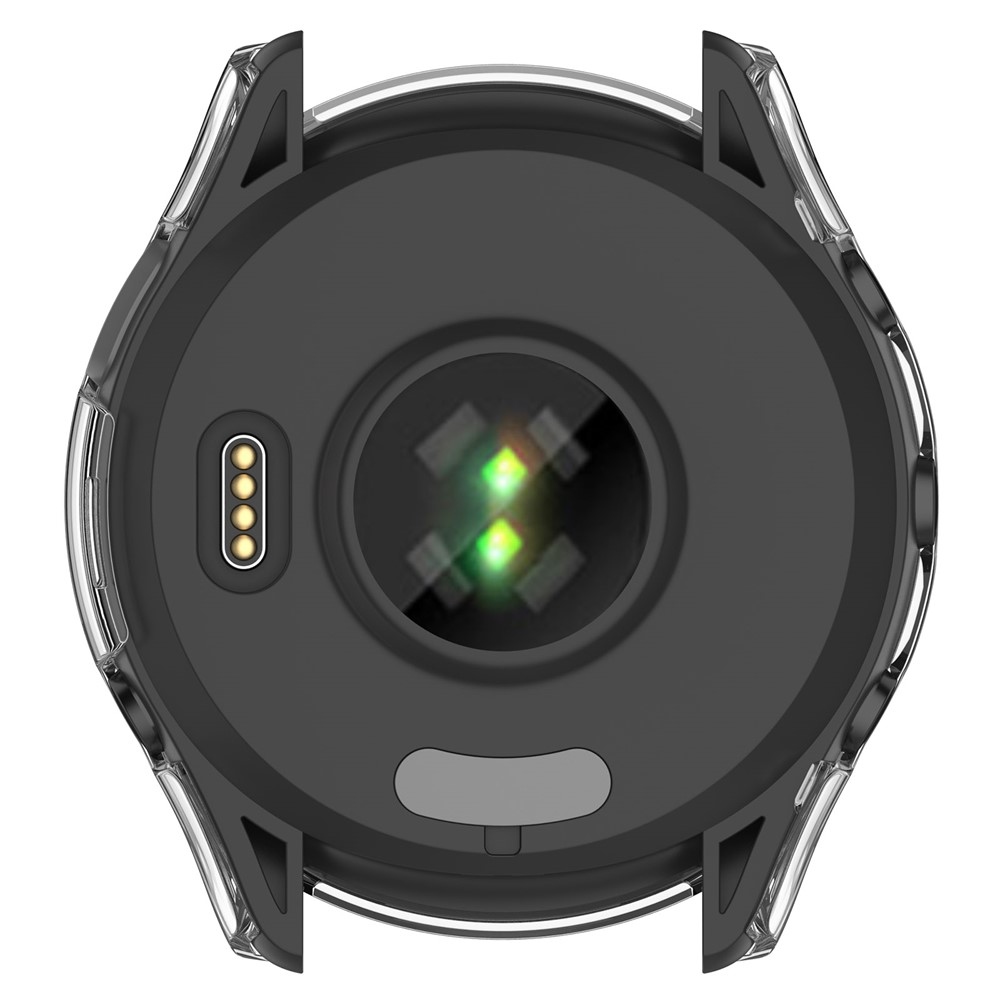 Overall plastové nasadzovacie puzdro s ochranným sklom na Garmin Forerunner 265 - priehľadné