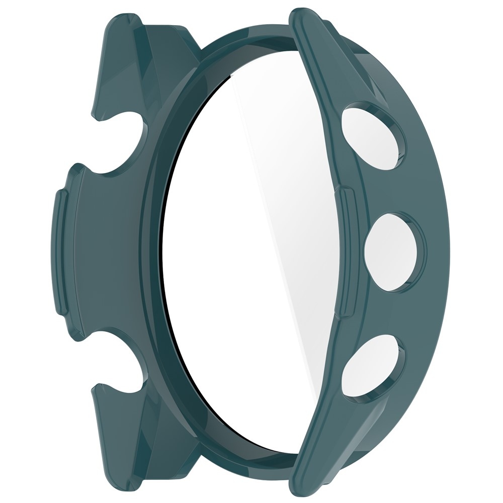 Overall plastové nasadzovacie puzdro s ochranným sklom na Garmin Forerunner 570 42mm - zelené