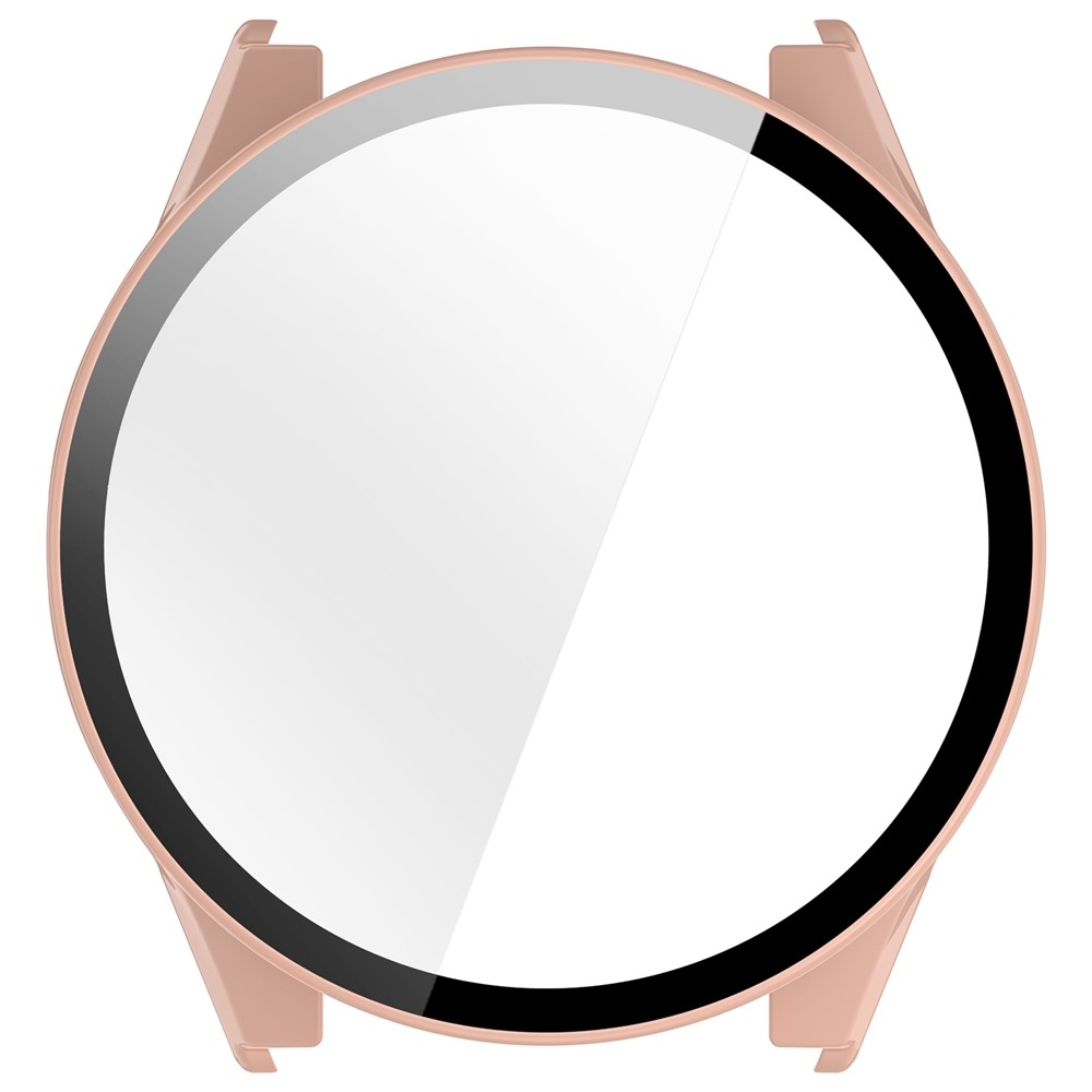 Overall plastové nasadzovacie púzdro s ochranným sklom na Garmin Forerunner 570 47mm - ružové