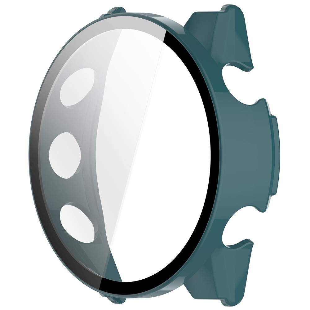 Overall plastové nasadzovacie puzdro s ochranným sklom na Garmin Forerunner 570 47mm - zelené