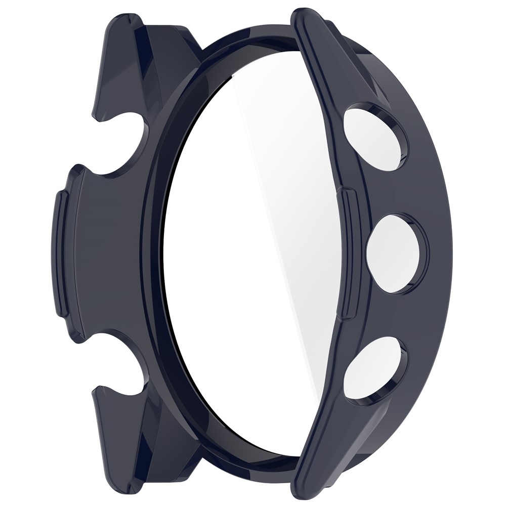 Overall plastové nasadzovacie puzdro s ochranným sklom na Garmin Forerunner 970 - modré