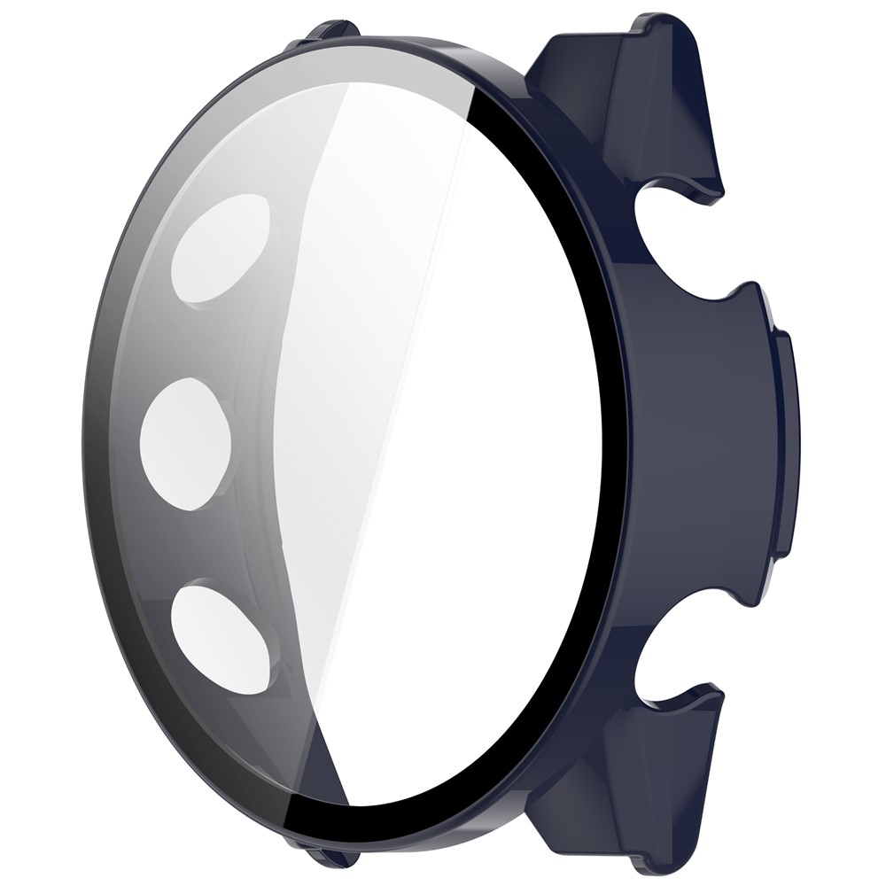 Overall plastové nasadzovacie puzdro s ochranným sklom na Garmin Forerunner 970 - modré