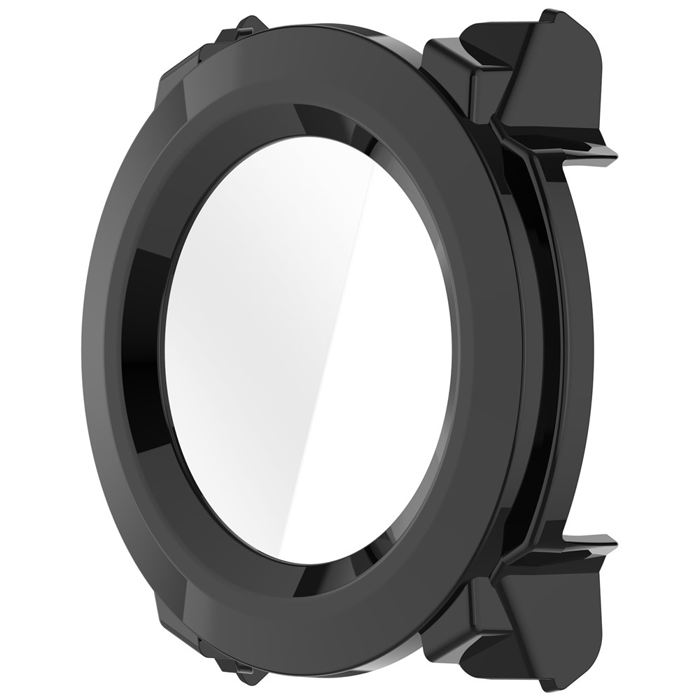 Overall plastové nasadzovacie púzdro s ochranným sklom na Garmin Instinct 3 45mm/Instinct 3 Solar 45mm - čierne