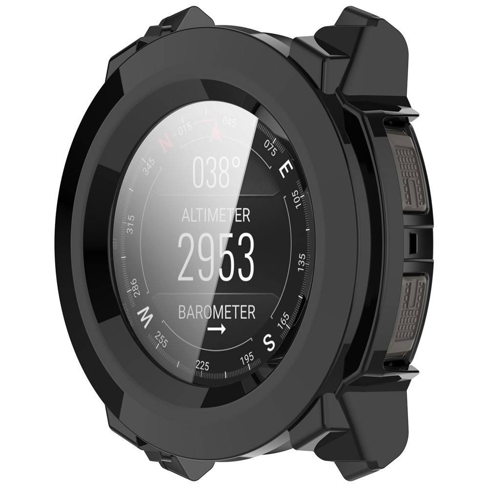 Overall plastové nasadzovacie puzdro s ochranným sklom na Garmin Instinct 3 50mm/3 Solar 50mm - čierne