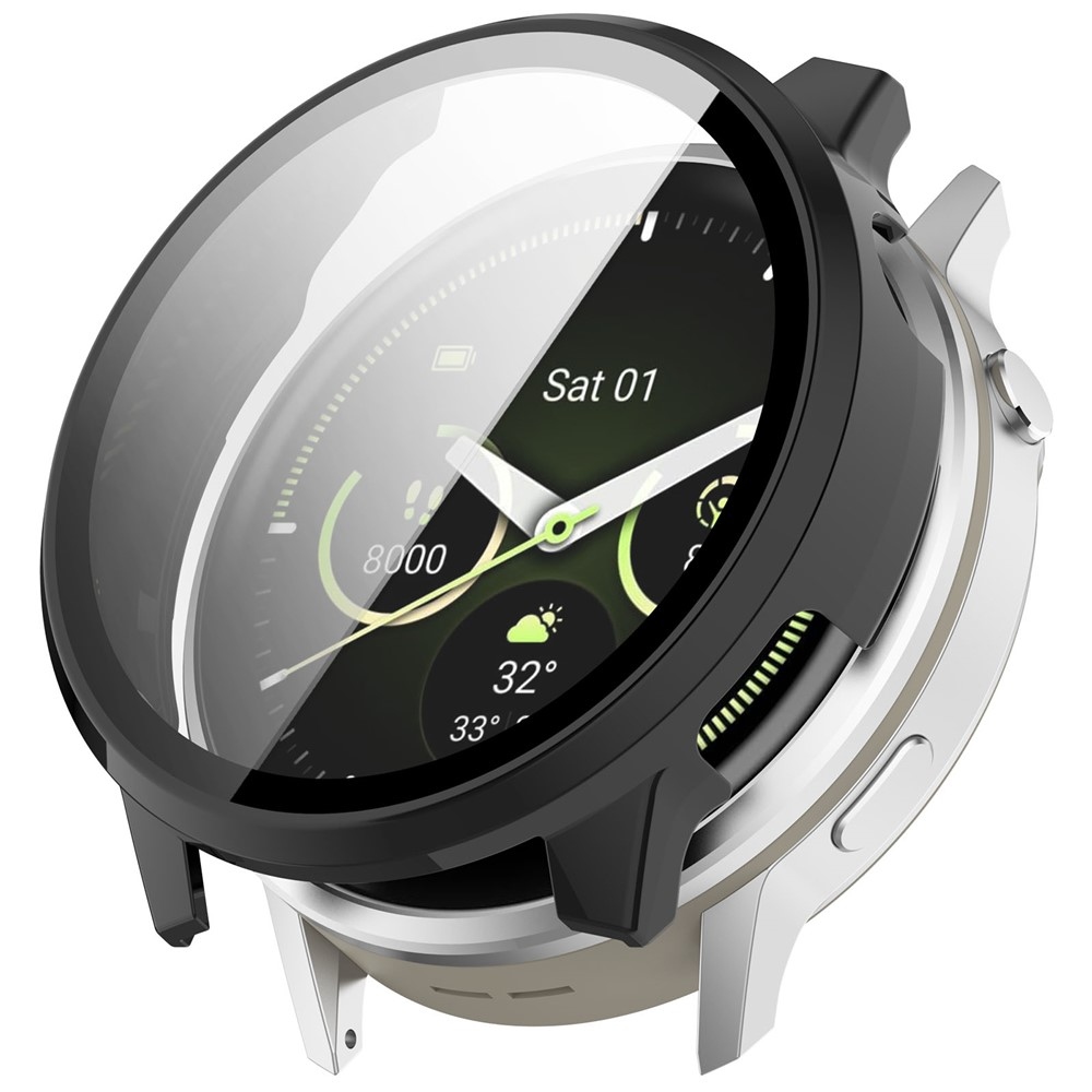 Overall plastové nasadzovacie puzdro s ochranným sklom na Garmin Venu 4 41mm - čierne