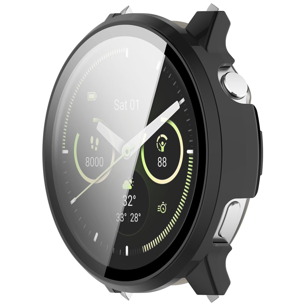 Overall plastové nasadzovacie puzdro s ochranným sklom na Garmin Venu 4 41mm - čierne