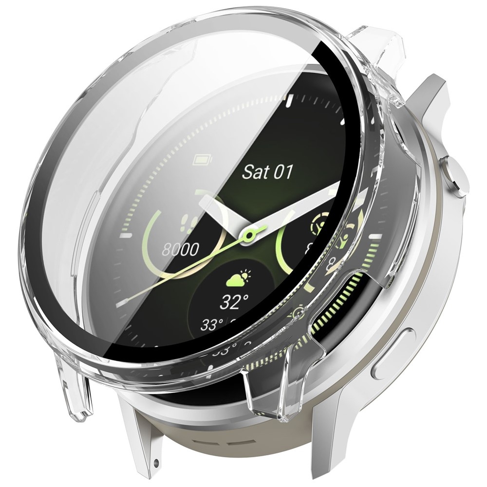 Overall plastové nasadzovacie puzdro s ochranným sklom na Garmin Venu 4 41mm - priehľadné
