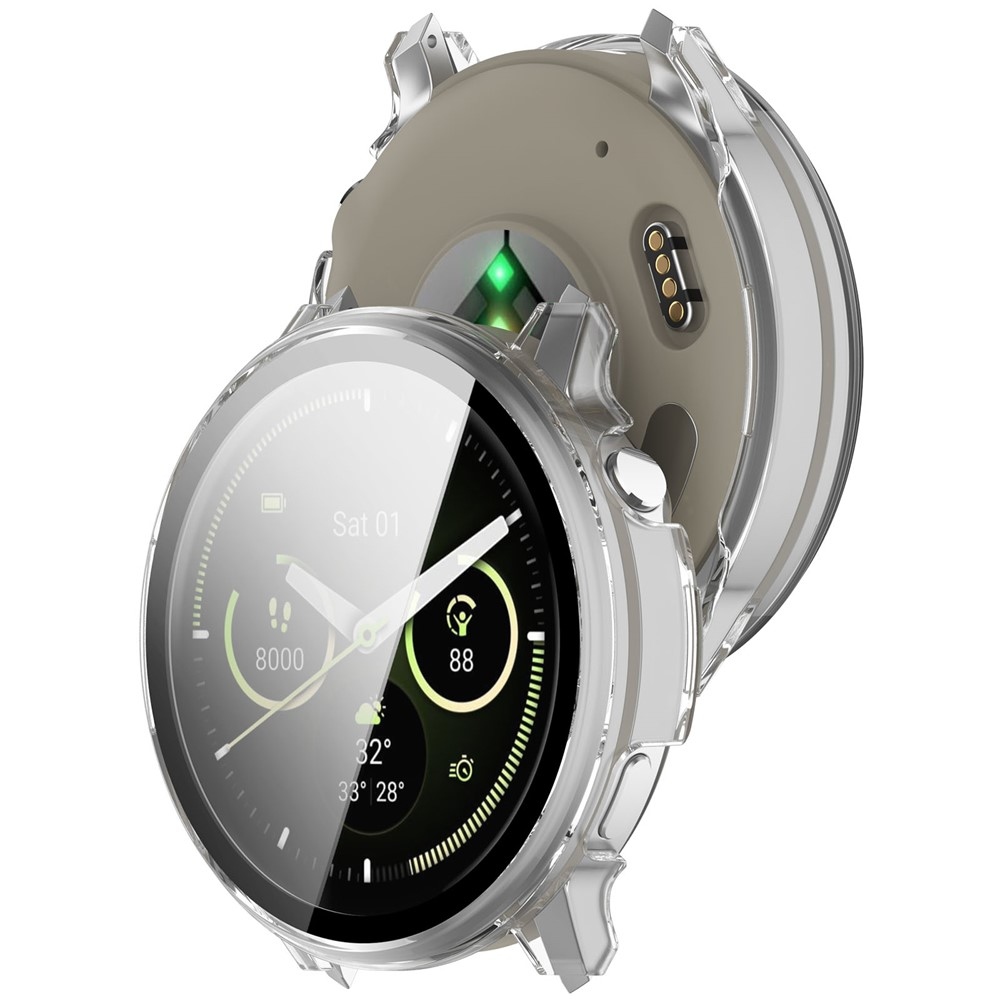 Overall plastové nasadzovacie puzdro s ochranným sklom na Garmin Venu 4 41mm - priehľadné