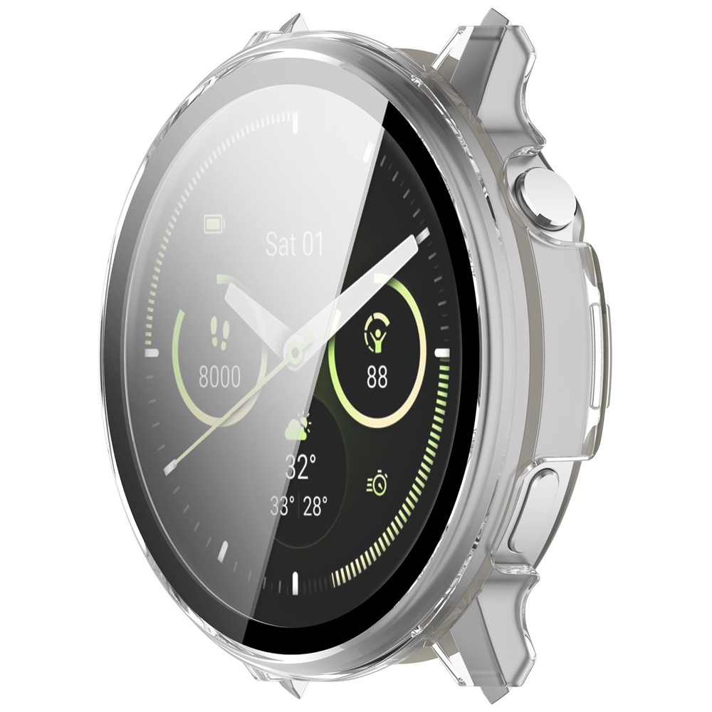 Overall plastové nasadzovacie puzdro s ochranným sklom na Garmin Venu 4 41mm - priehľadné