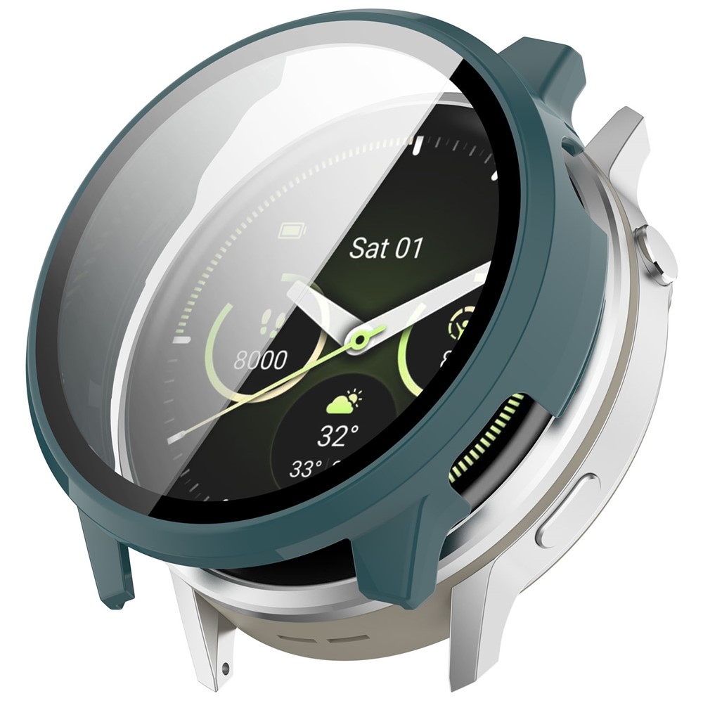 Overall plastové nasadzovacie puzdro s ochranným sklom na Garmin Venu 4 41mm - zelené