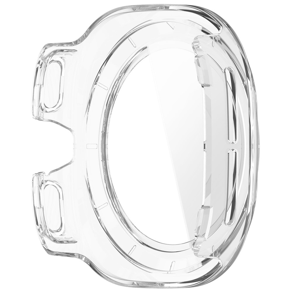 Overall plastové nasadzovacie puzdro s ochranným sklom na Samsung Galaxy Watch Ultra2 47mm/Watch Ultra (2025) 47mm - priehľadné
