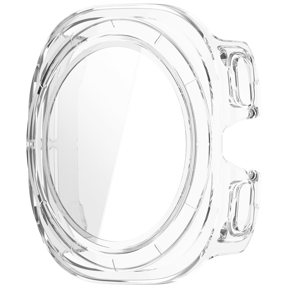Overall plastové nasadzovacie puzdro s ochranným sklom na Samsung Galaxy Watch Ultra2 47mm/Watch Ultra (2025) 47mm - priehľadné