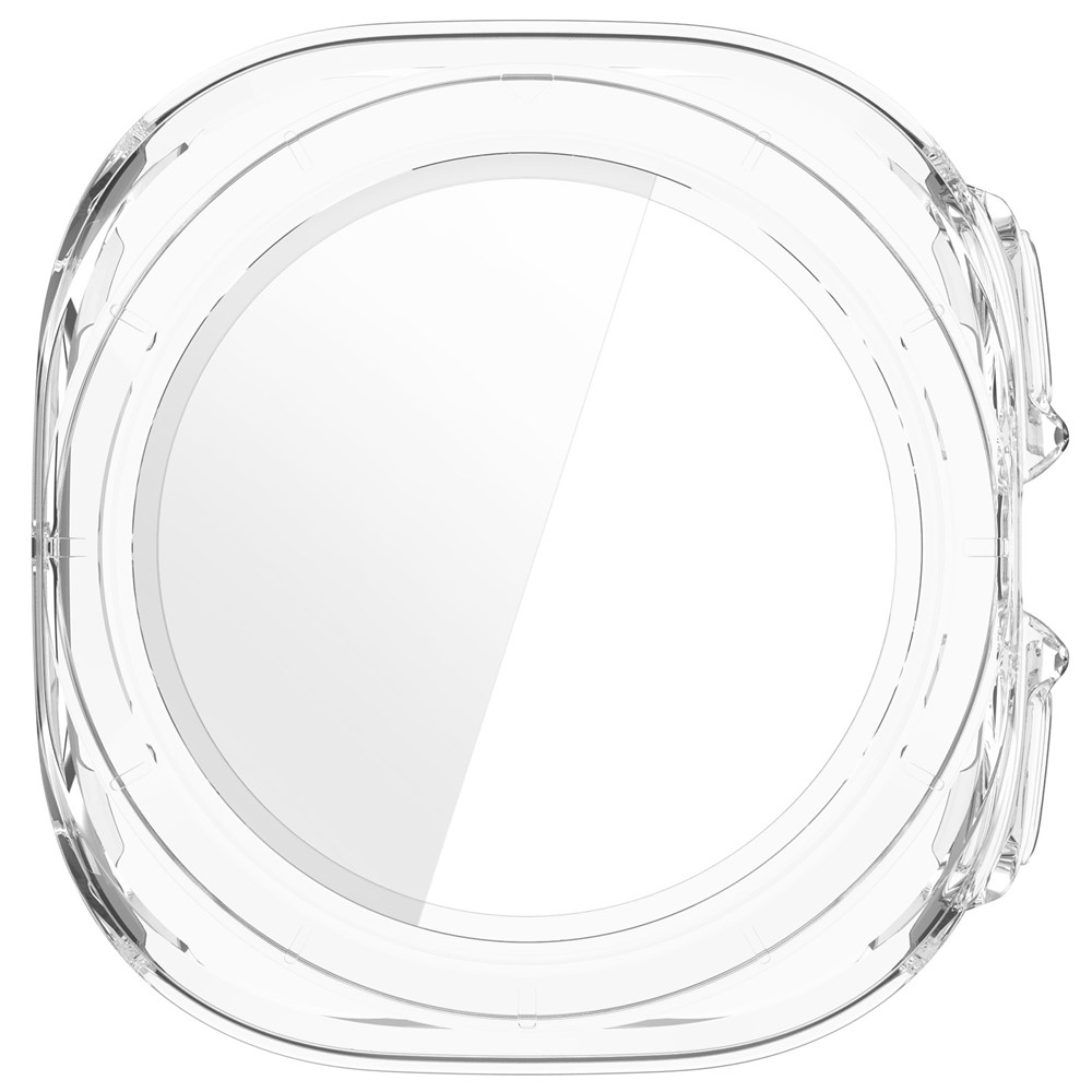 Overall plastové nasadzovacie puzdro s ochranným sklom na Samsung Galaxy Watch Ultra2 47mm/Watch Ultra (2025) 47mm - priehľadné