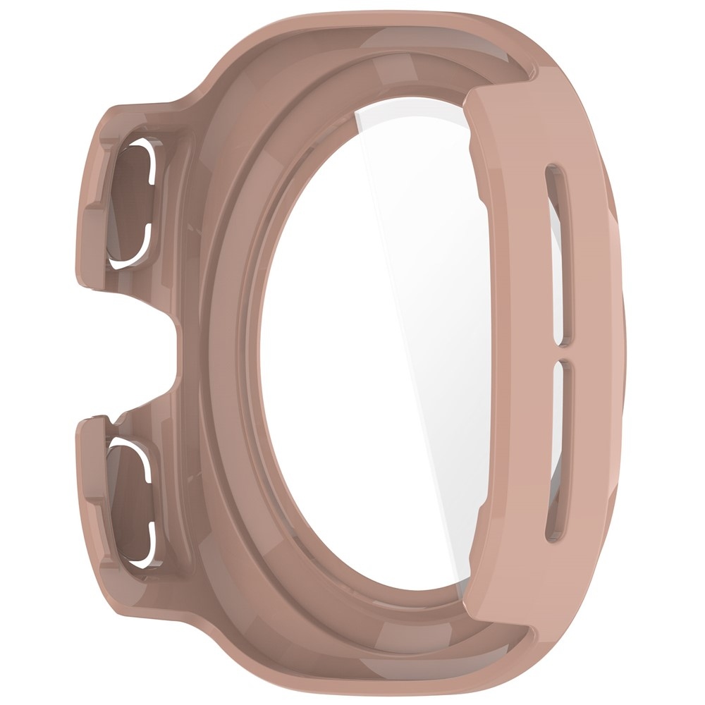 Overall plastové nasadzovacie puzdro s ochranným sklom na Samsung Galaxy Watch Ultra2 47mm/Watch Ultra (2025) 47mm - ružové