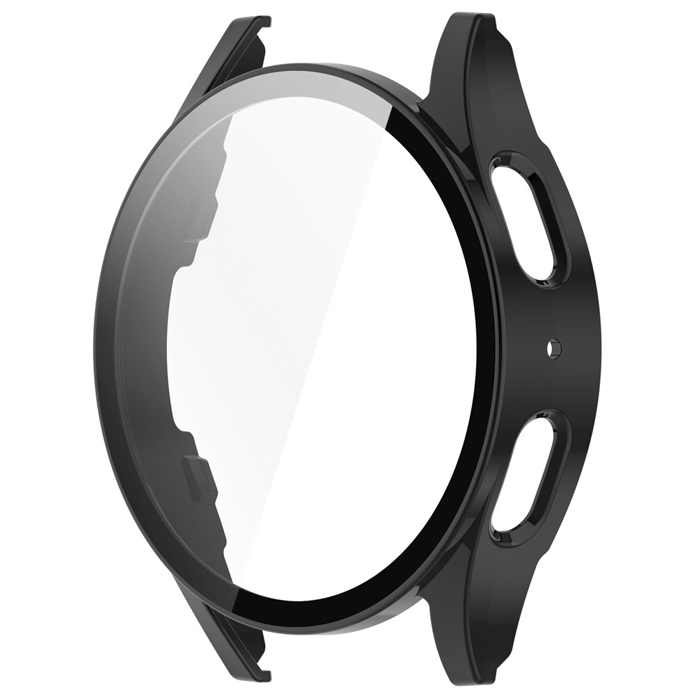 Overall plastové nasadzovacie púzdro s ochranným sklom na Samsung Galaxy Watch7 40mm - čierne
