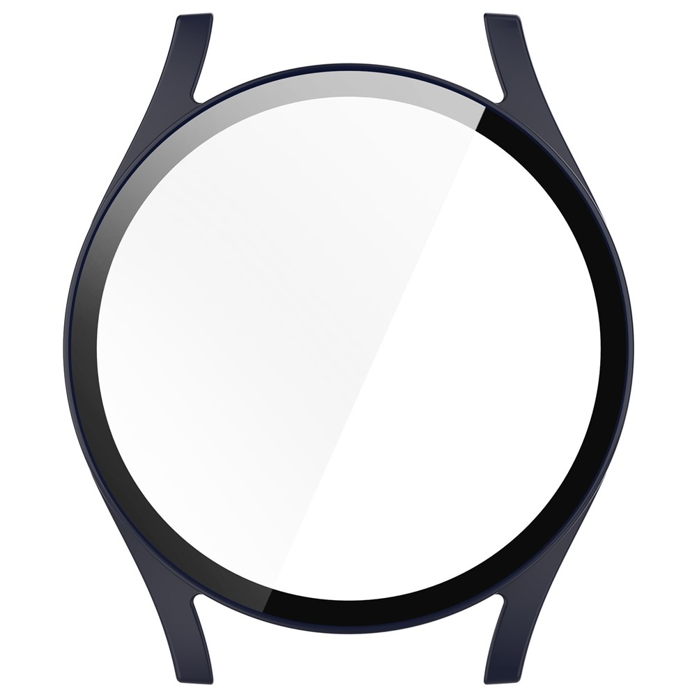 Overall plastové nasadzovacie puzdro s ochranným sklom na Samsung Galaxy Watch7 44mm - tmavomodré