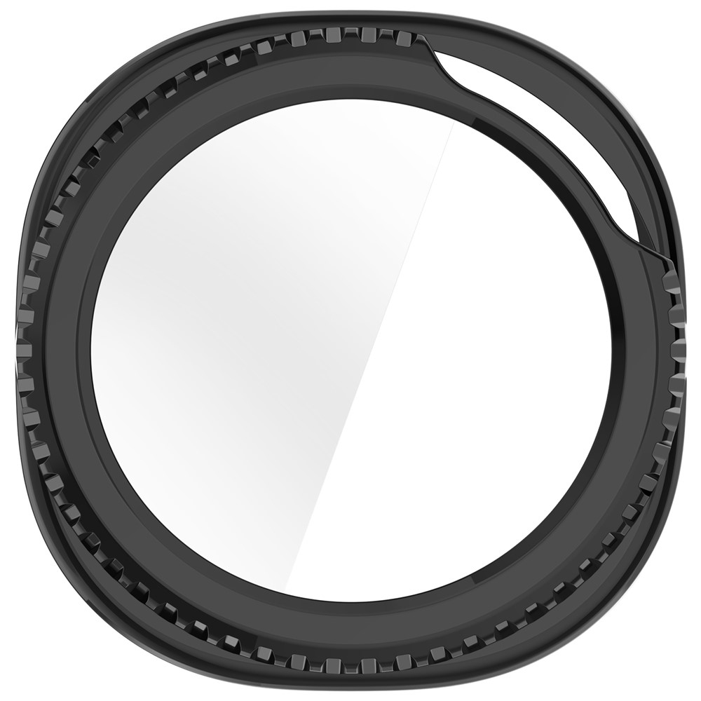 Overall plastové nasadzovacie puzdro s ochranným sklom na Samsung Galaxy Watch8 Classic 46mm - čierne