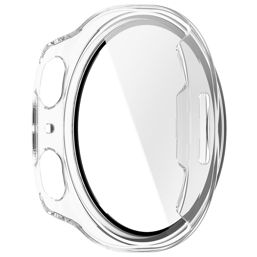 Overall plastové nasadzovacie puzdro s ochranným sklom na Samsung Galaxy Watch9 44mm - priehľadné