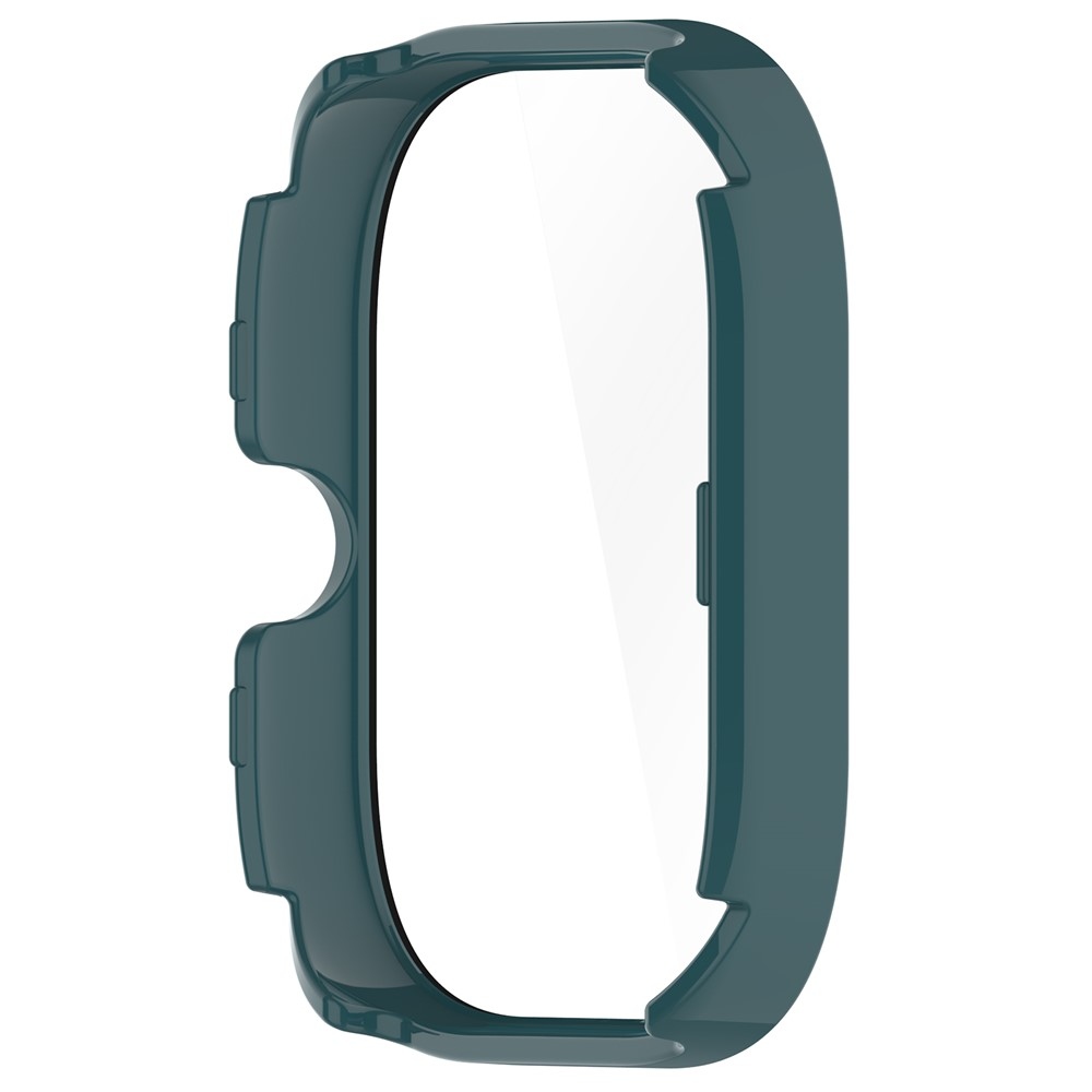Overall plastové nasadzovacie puzdro s ochranným sklom na Xiaomi Redmi Watch 4 - zelené