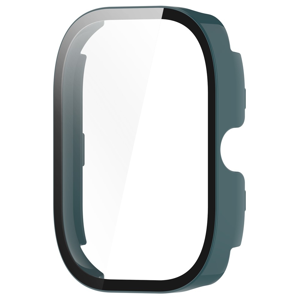 Overall plastové nasadzovacie puzdro s ochranným sklom na Xiaomi Redmi Watch 4 - zelené