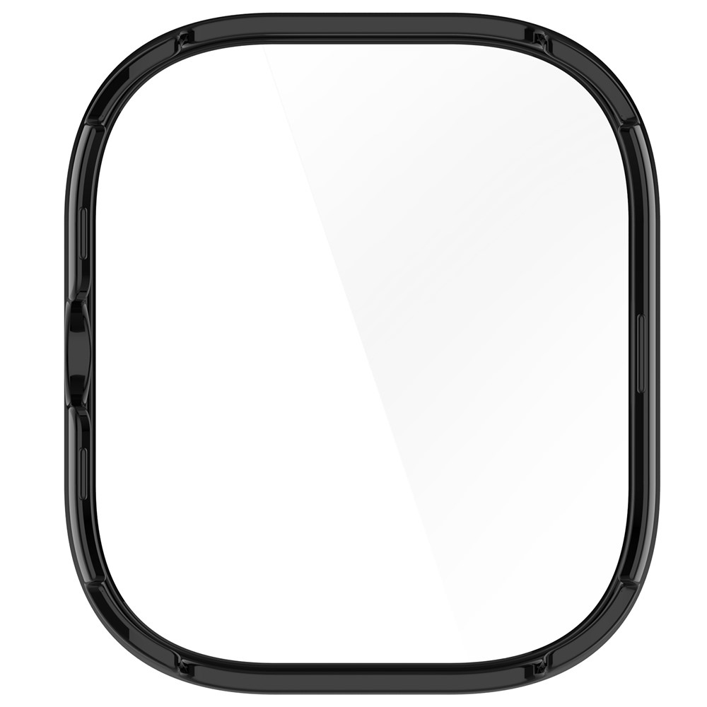 Overall plastové nasadzovacie puzdro s ochranným sklom na Xiaomi Redmi Watch 5 - čierne
