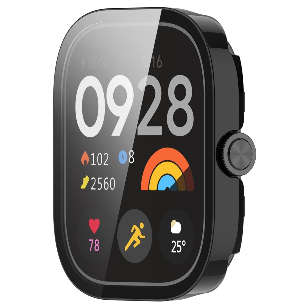 Overall plastové nasadzovacie puzdro s ochranným sklom na Xiaomi Redmi Watch 5 - čierne