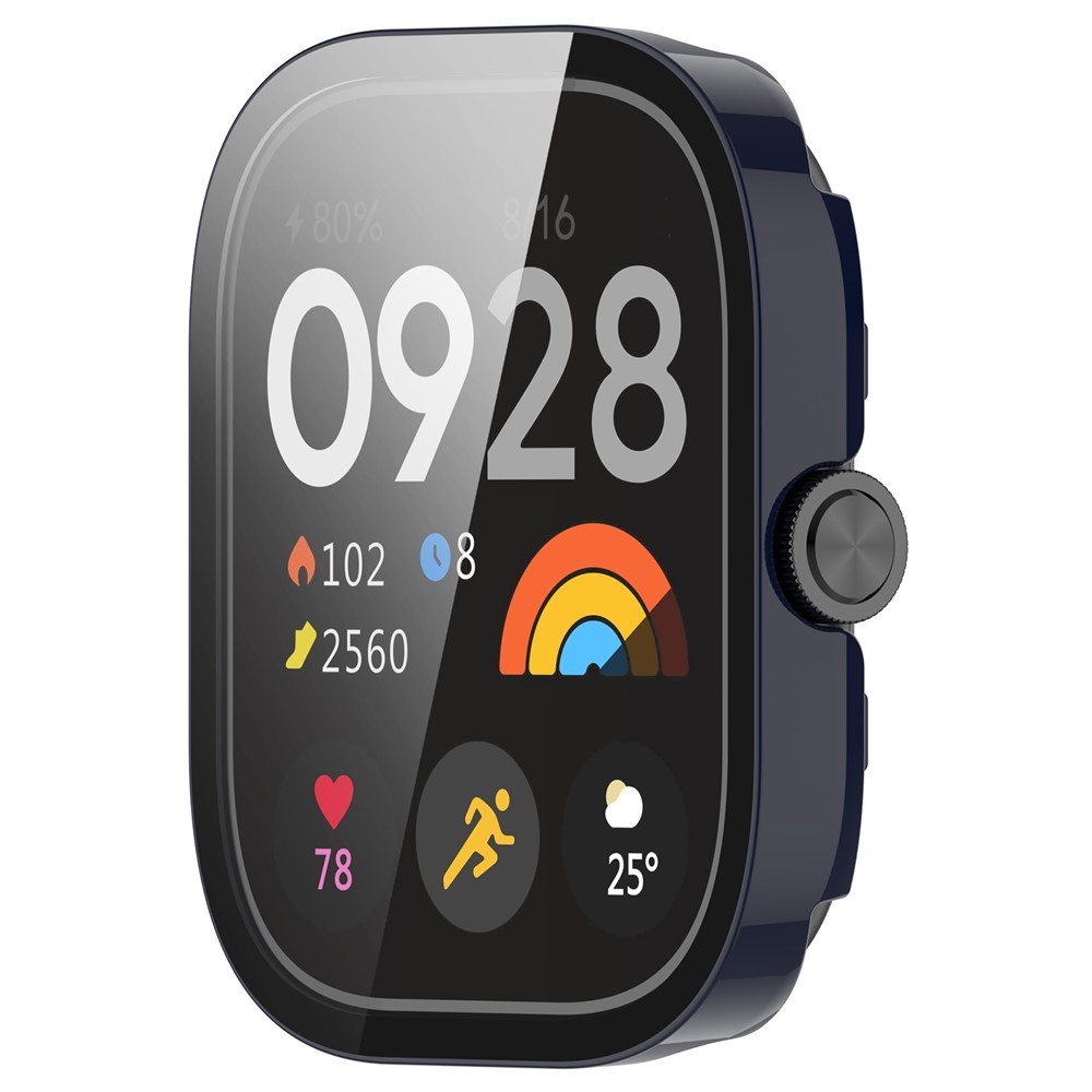 Overall plastové nasadzovacie puzdro s ochranným sklom na Xiaomi Redmi Watch 5 - modré