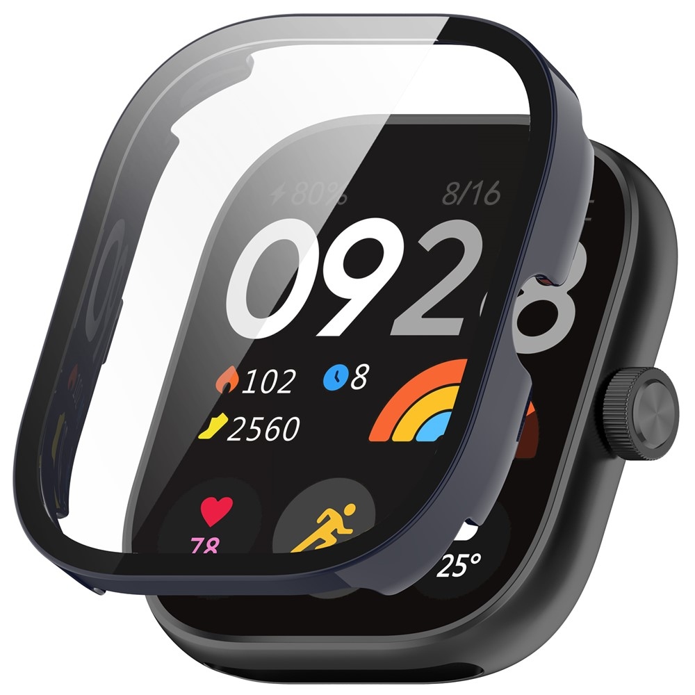 Overall plastové nasadzovacie puzdro s ochranným sklom na Xiaomi Redmi Watch 5 - modré