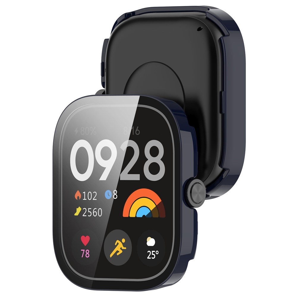 Overall plastové nasadzovacie puzdro s ochranným sklom na Xiaomi Redmi Watch 5 - modré
