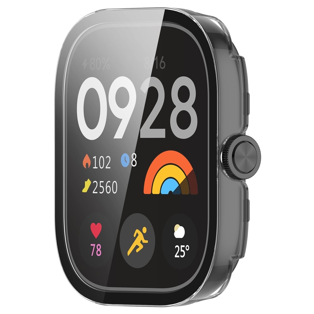 Overall plastové nasadzovacie puzdro s ochranným sklom na Xiaomi Redmi Watch 5 - priehľadné