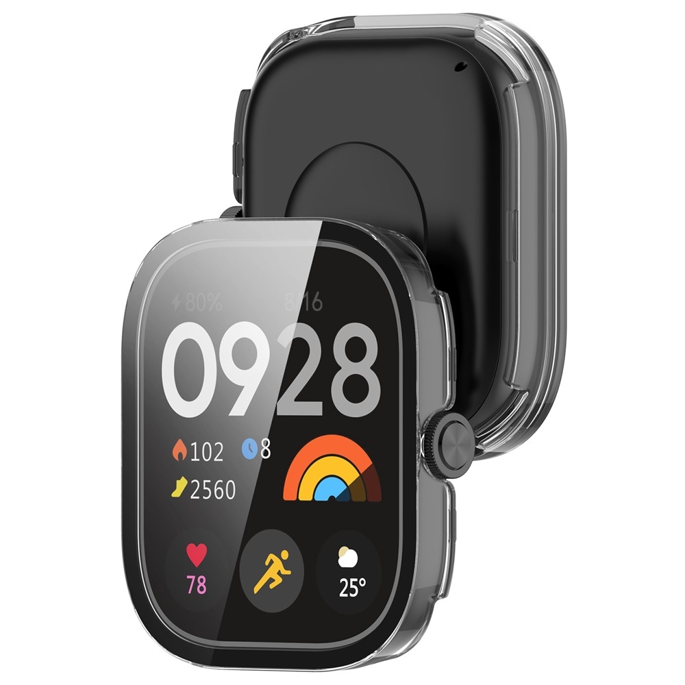 Overall plastové nasadzovacie puzdro s ochranným sklom na Xiaomi Redmi Watch 5 - priehľadné