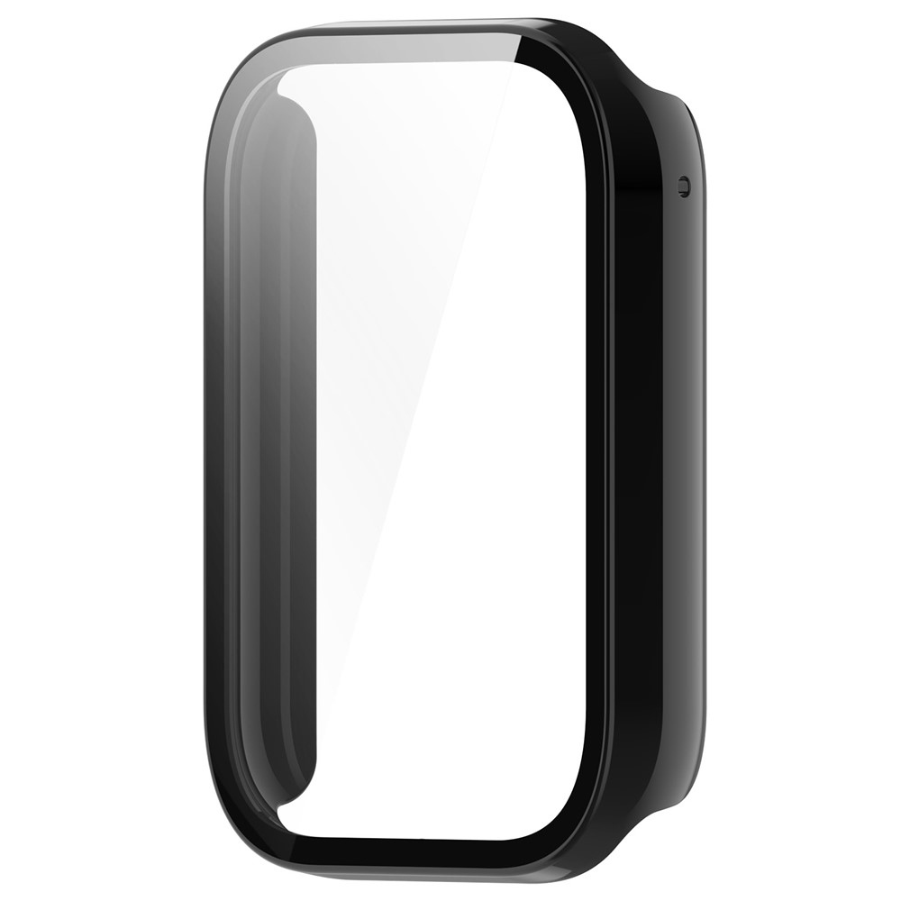 Overall plastové nasadzovacie puzdro s ochranným sklom na Xiaomi Smart Band 8 Pro - čierne