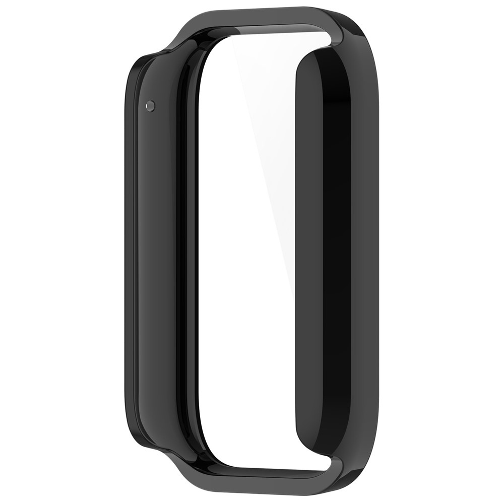 Overall plastové nasadzovacie puzdro s ochranným sklom na Xiaomi Smart Band 8 Pro - čierne