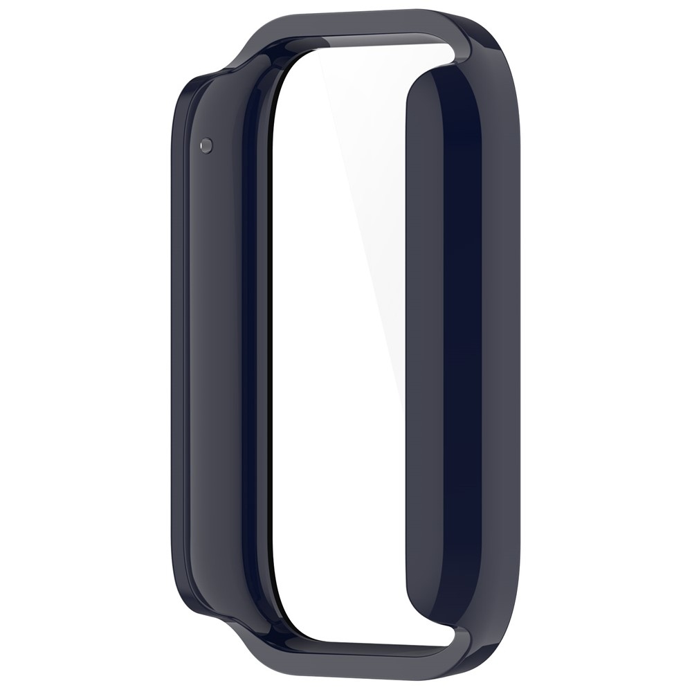 Overall plastové nasadzovacie puzdro s ochranným sklom na Xiaomi Smart Band 8 Pro - modré