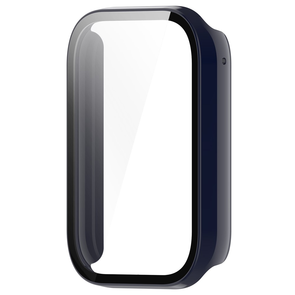 Overall plastové nasadzovacie puzdro s ochranným sklom na Xiaomi Smart Band 8 Pro - modré