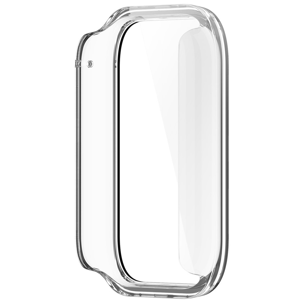 Overall plastové nasadzovacie puzdro s ochranným sklom na Xiaomi Smart Band 8 Pro - priehľadné